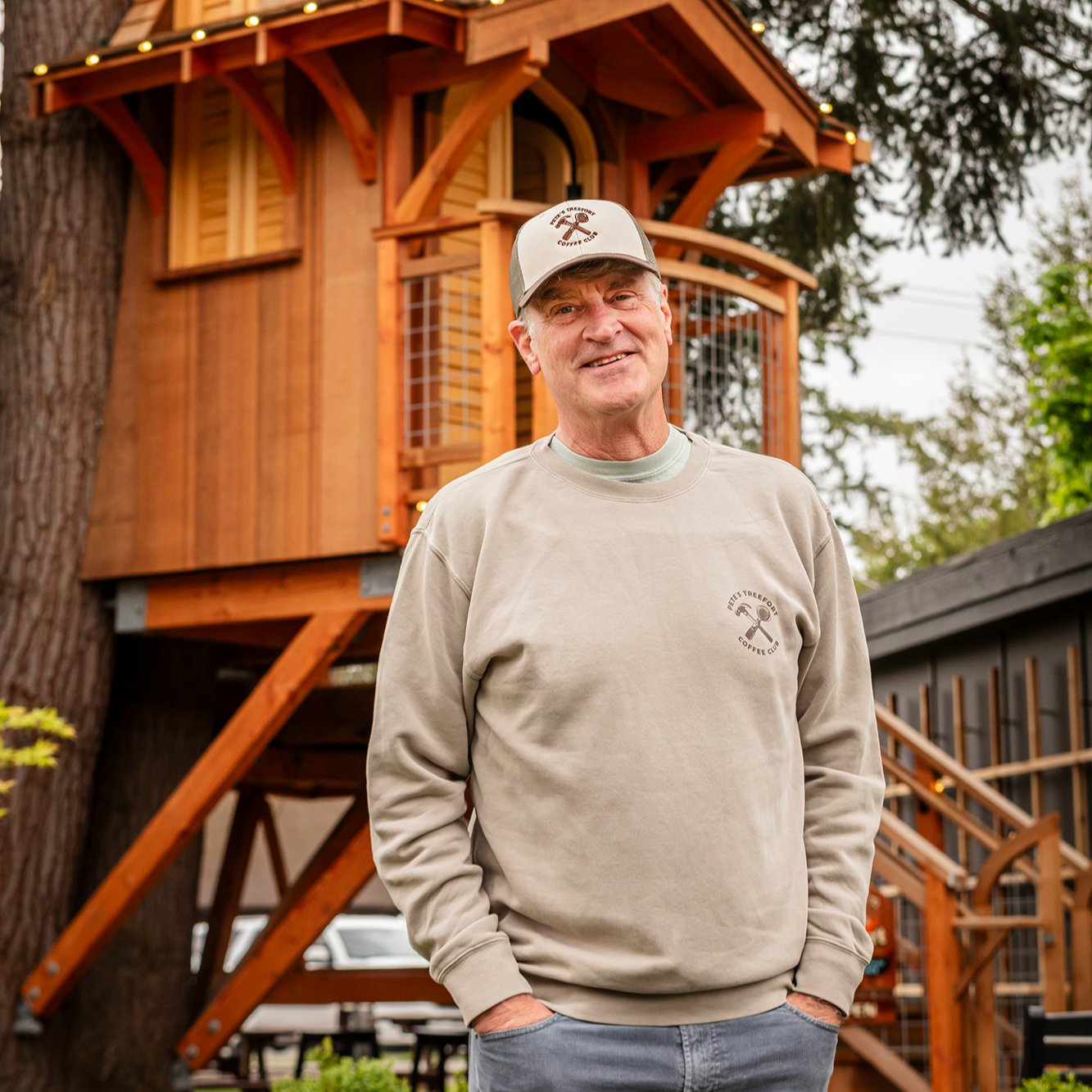 Pete's Treefort Coffee Club Crewneck Sweatshirt