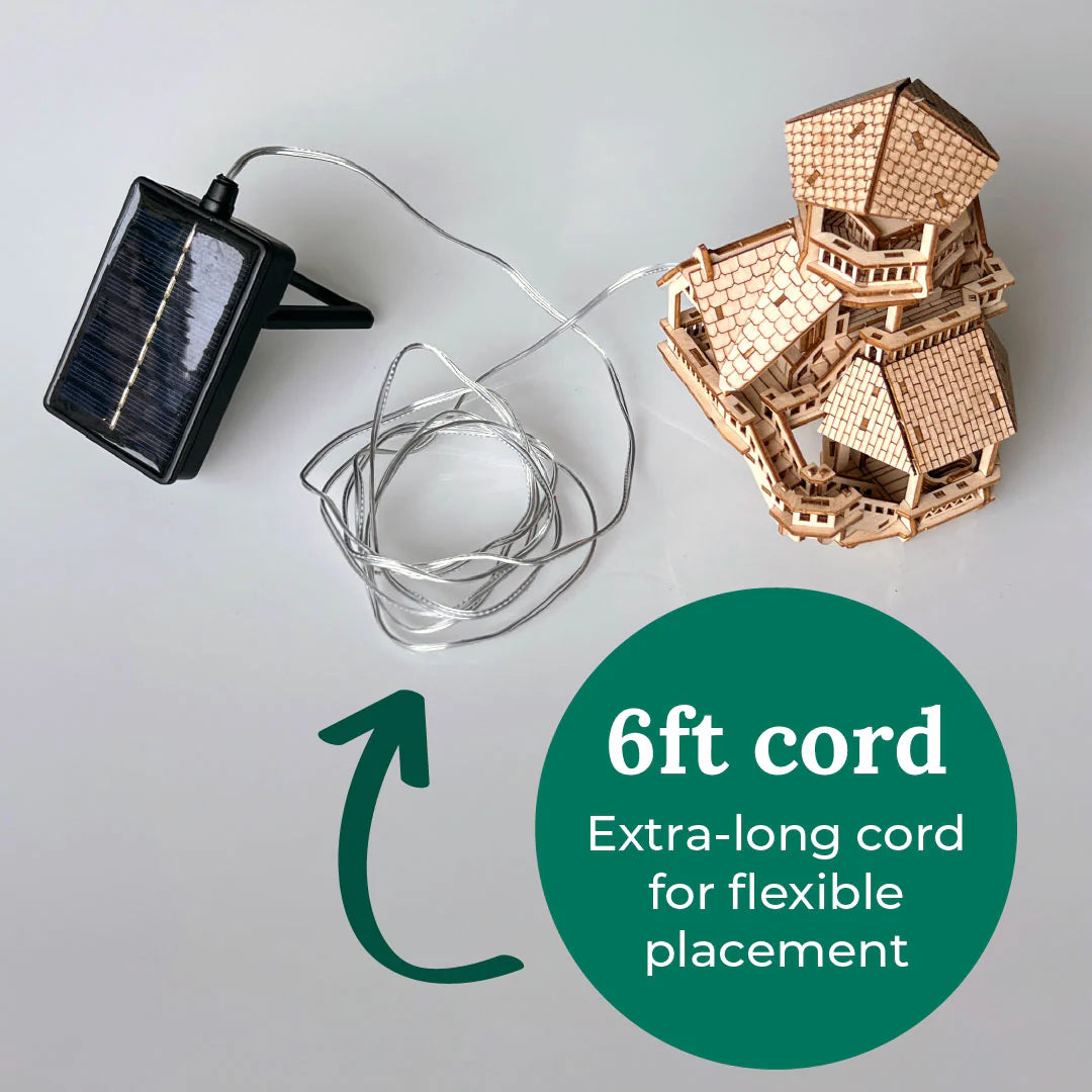 Solar LED Lights for Tiny Treehouses