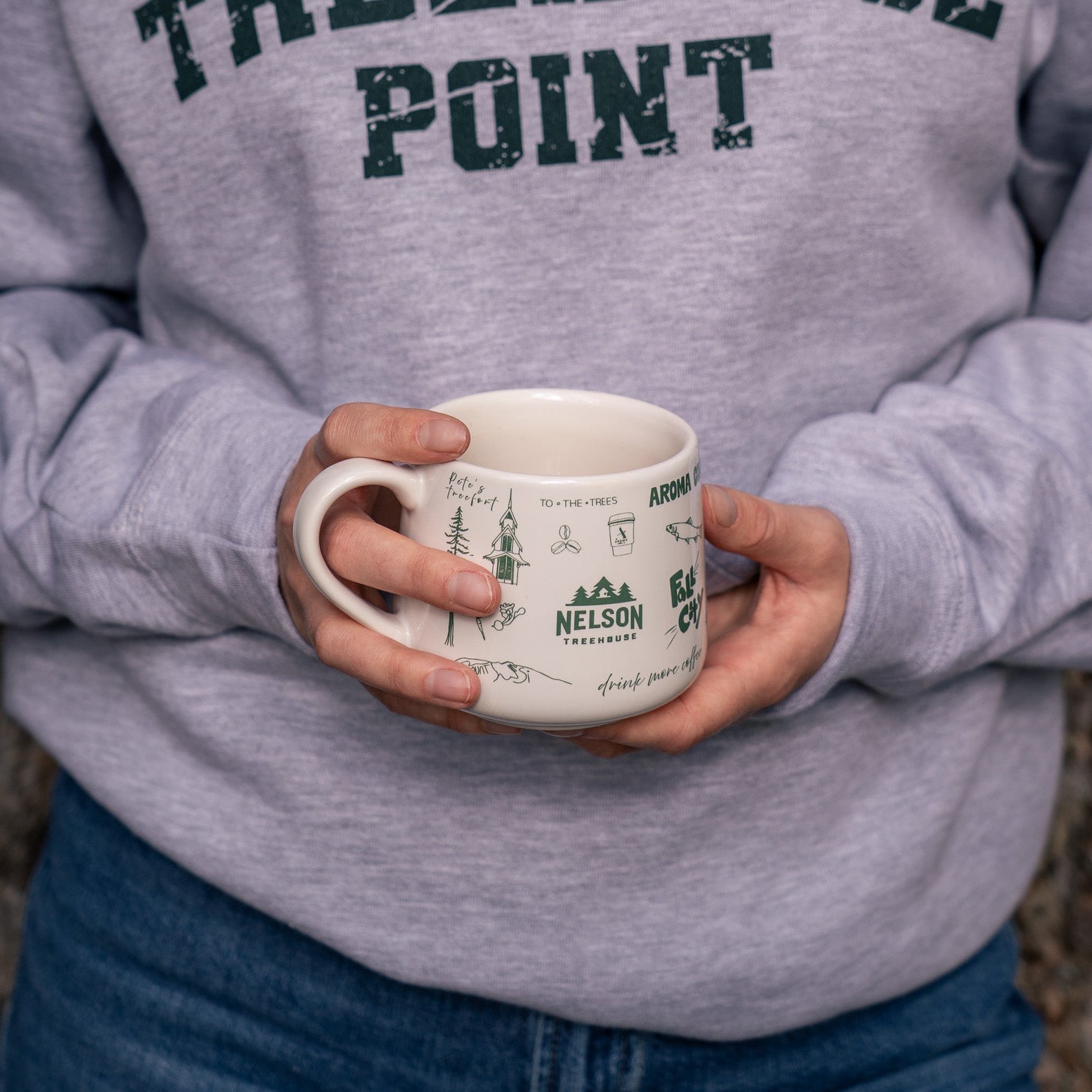 Nelson Treehouse x Aroma Coffee Co. Mug