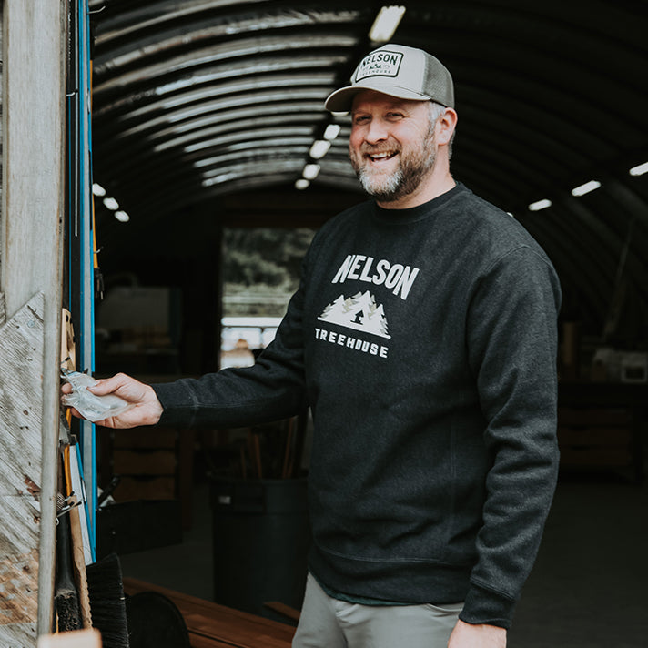 Classic Crew Neck Sweatshirt - Black