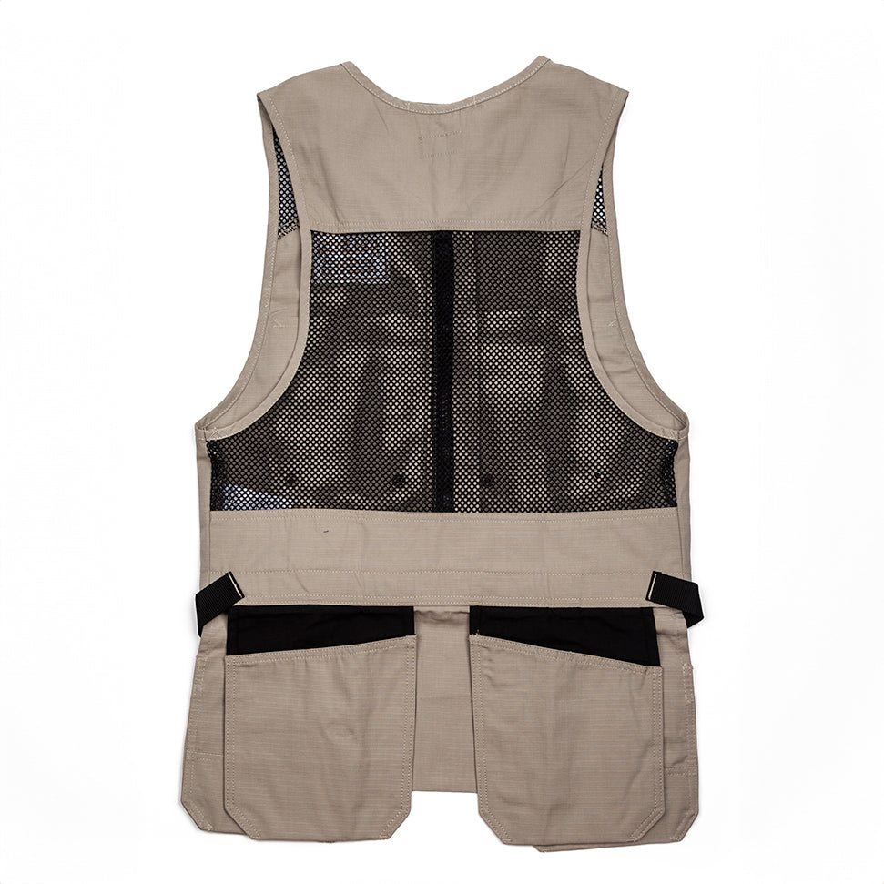 NT&S Mesh Back Blaklader Tool Vest - Stone
