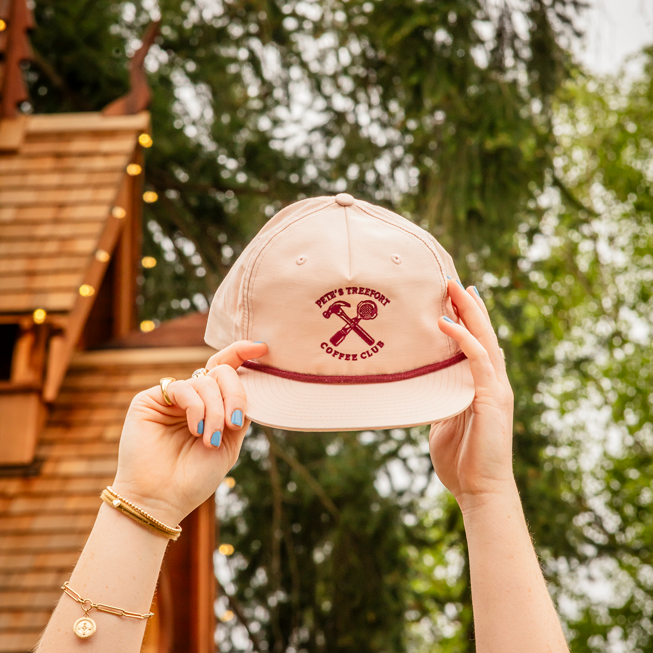 Pete's Treefort Coffee Club Snapback Cap