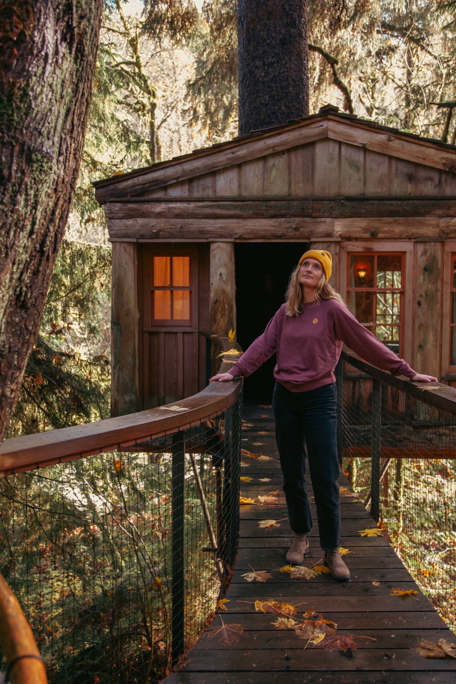Treehouse Point Crew Neck Sweatshirt