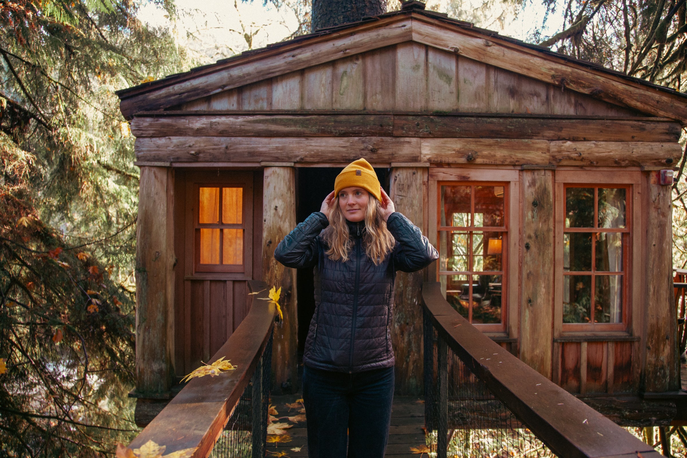 Treehouse Point Waffle Beanie