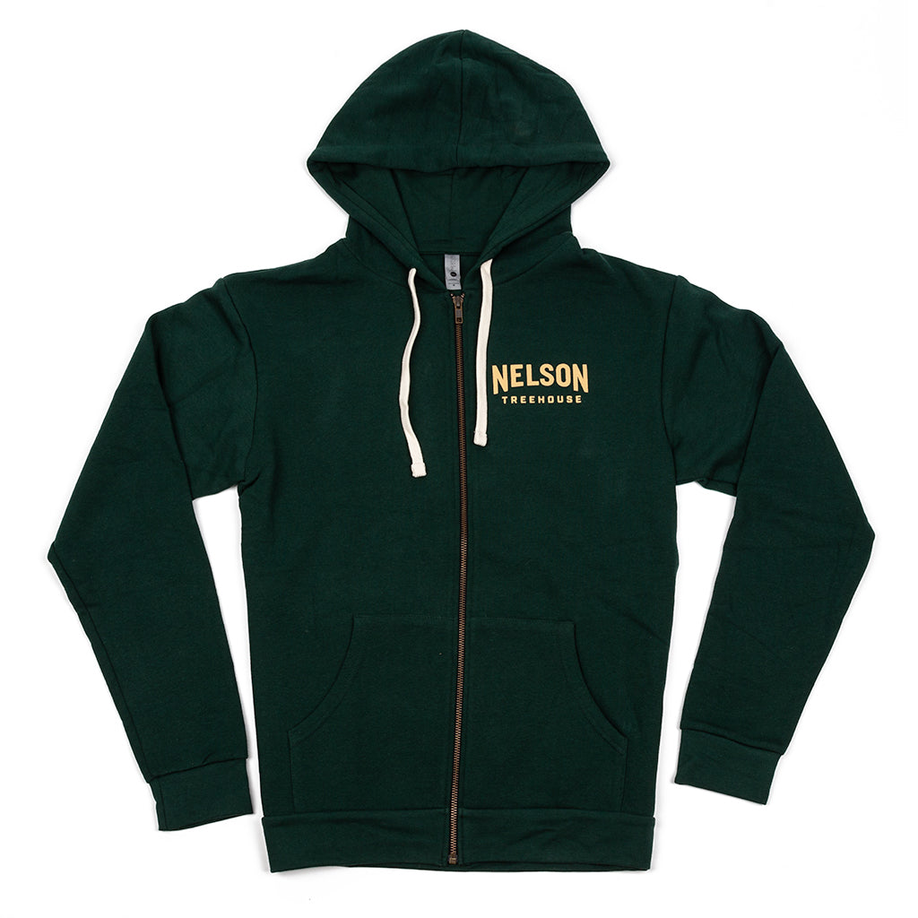 Woodgrain Sweatshirt - Forest Green