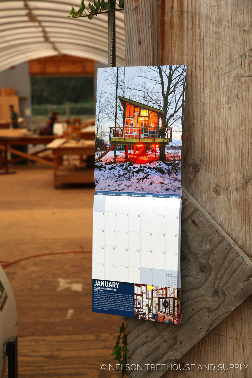 Pete Nelson's 2018 Treehouse Calendar