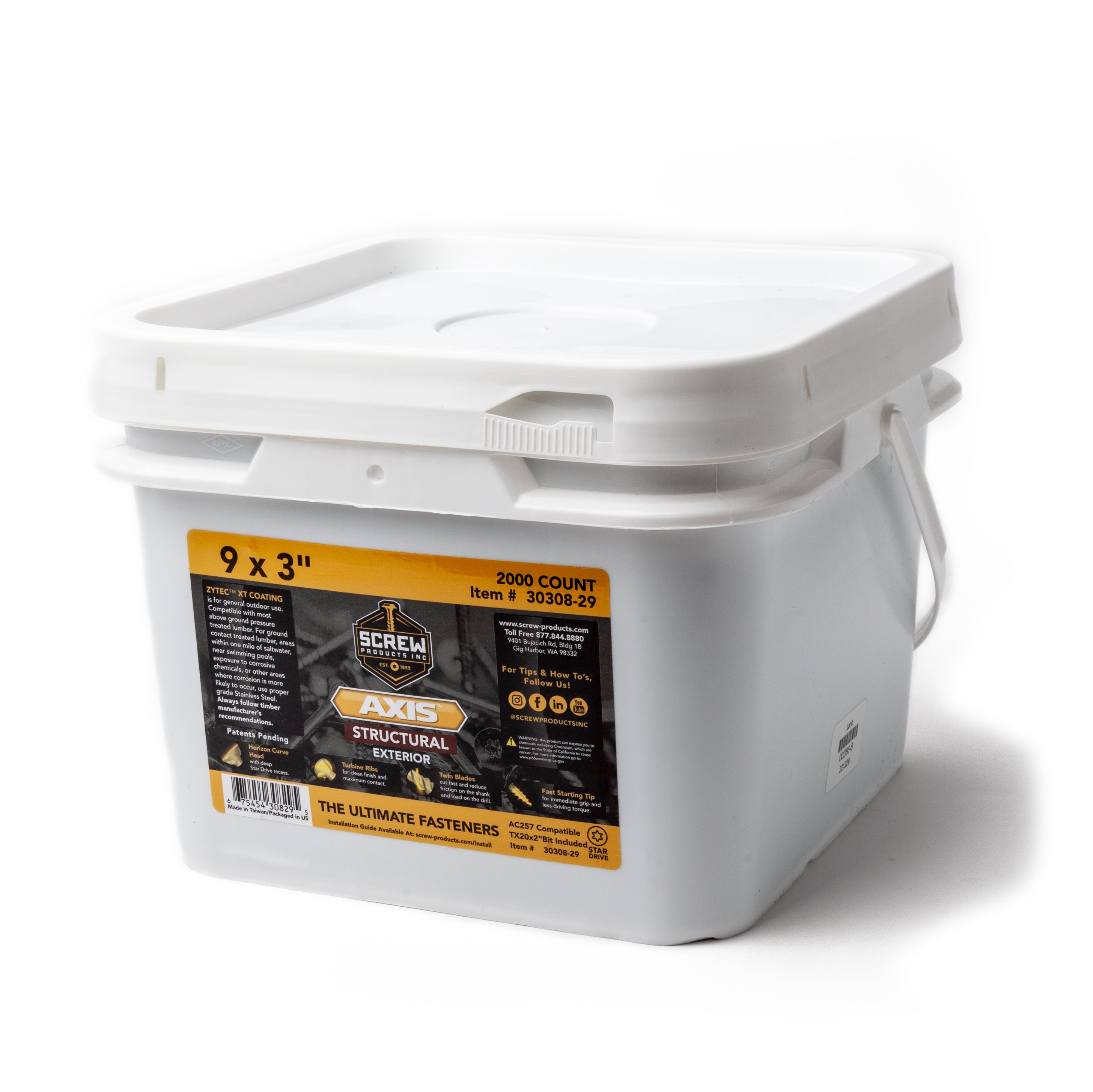 #9x3" - Structural Wood Screws