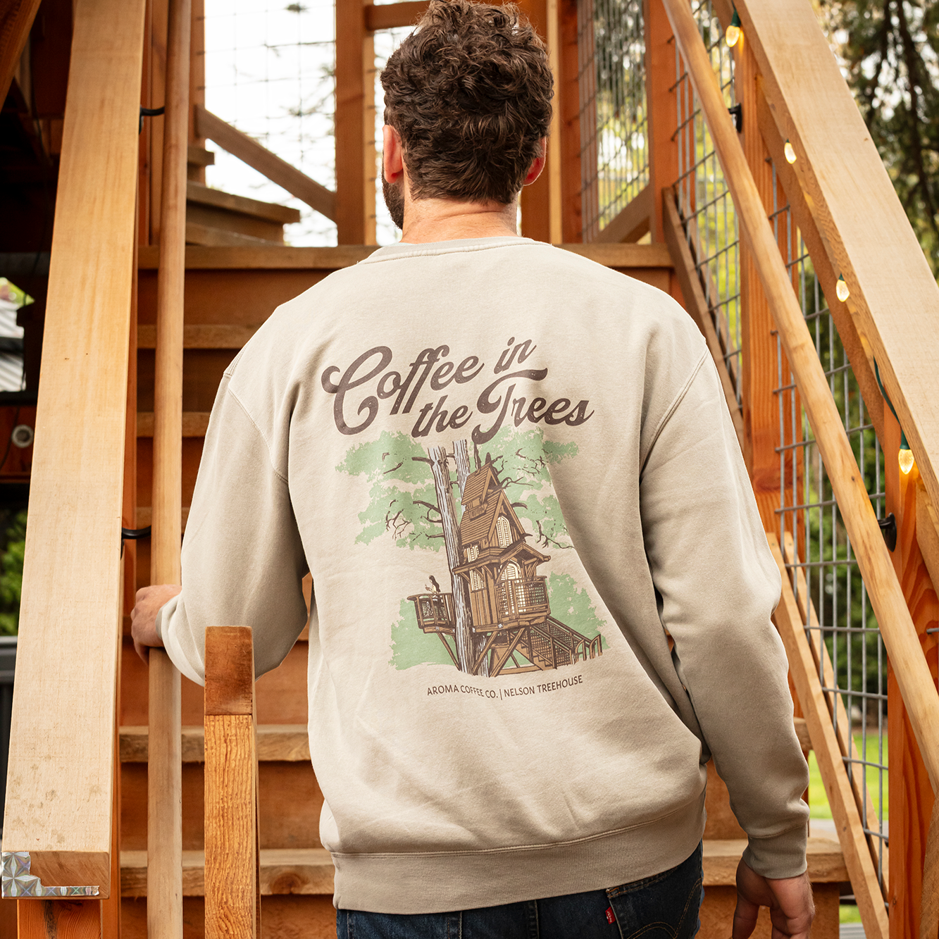Pete's Treefort Coffee Club Crewneck Sweatshirt