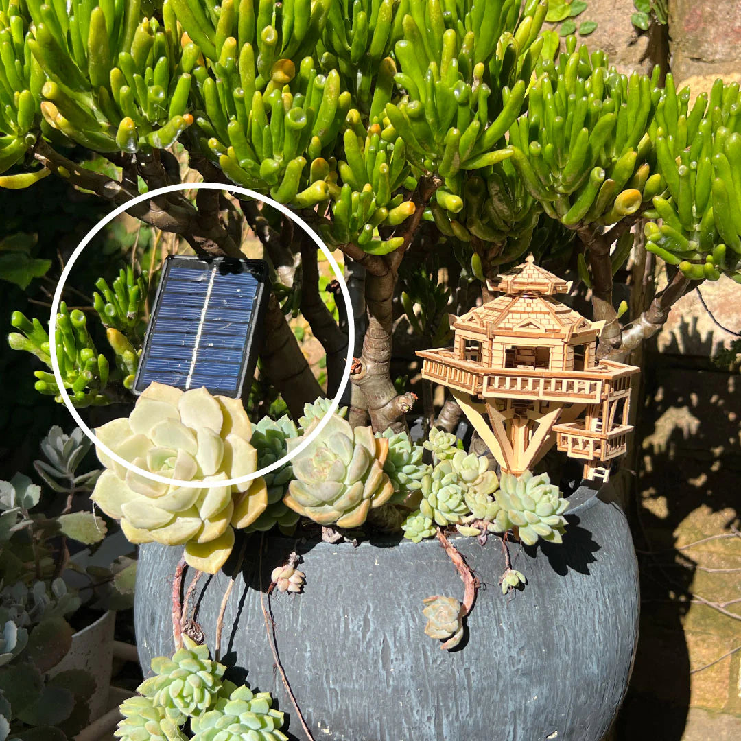 Solar LED Lights for Tiny Treehouses