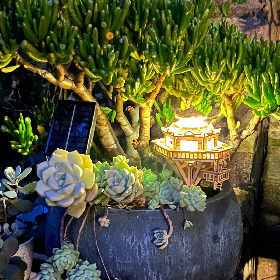 Solar LED Lights for Tiny Treehouses