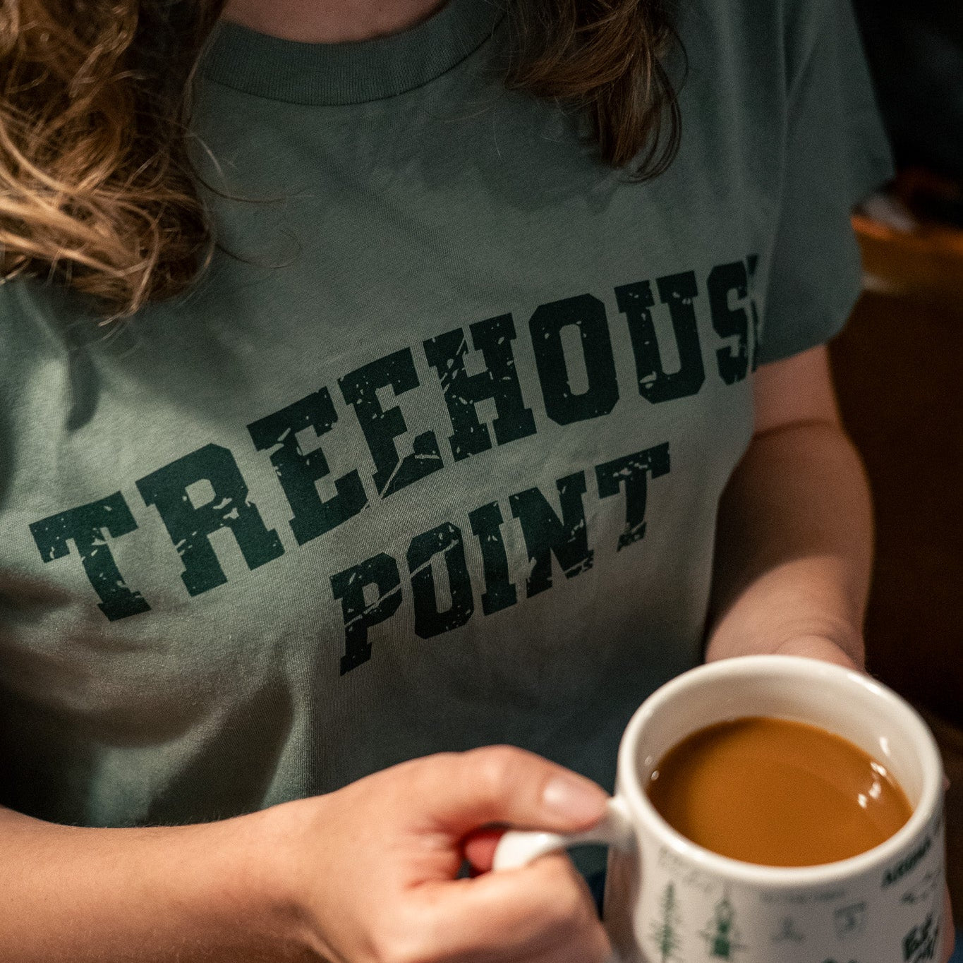 Treehouse Point University Crop Top