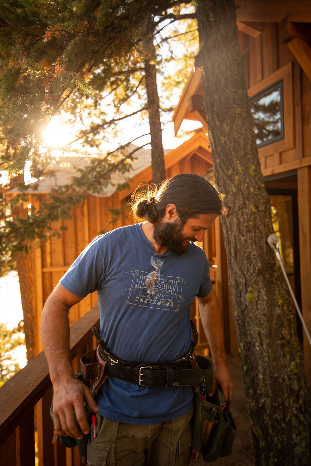 Nelson Treehouse Blueprint T-Shirt