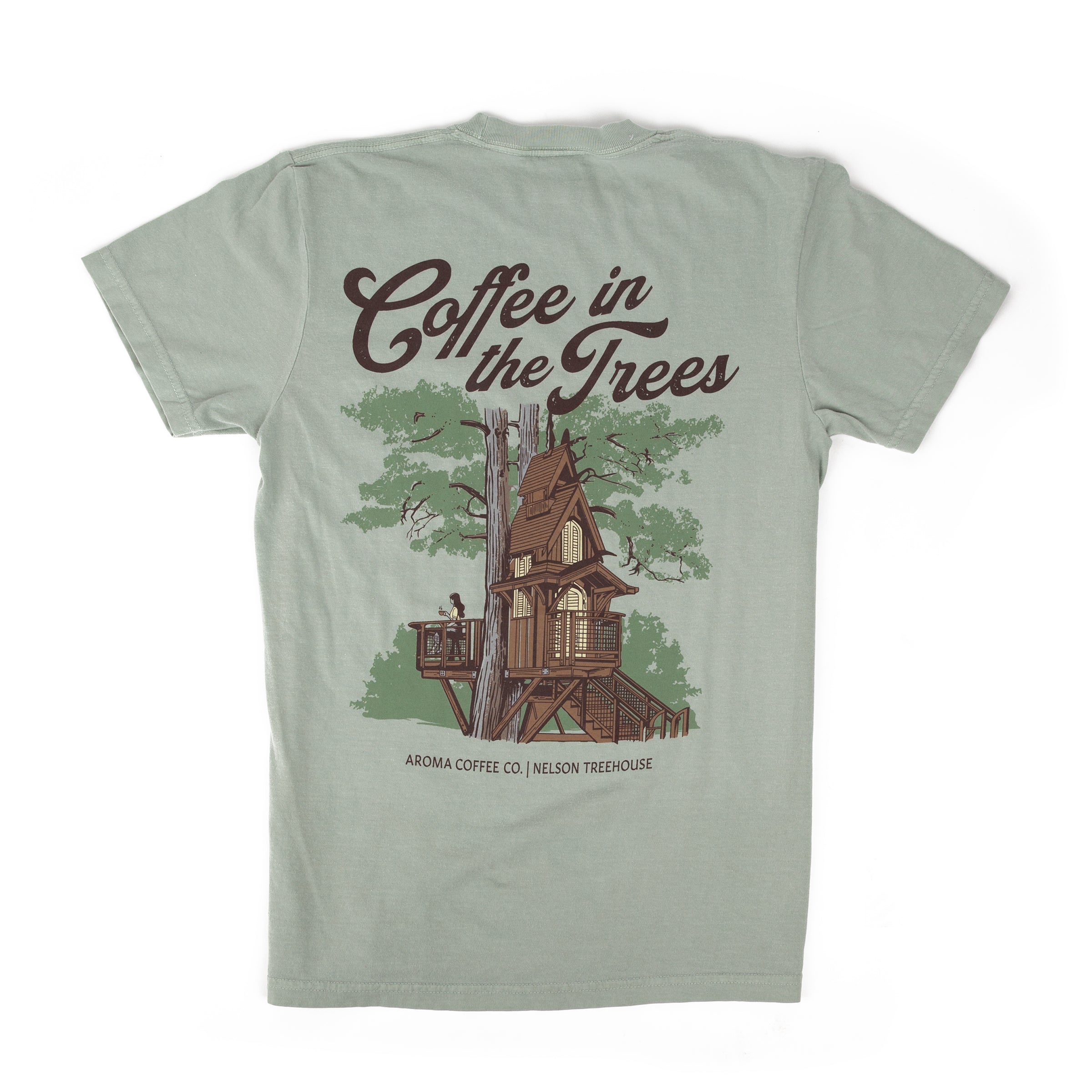 Pete's Treefort Coffee Club T-Shirt - Green