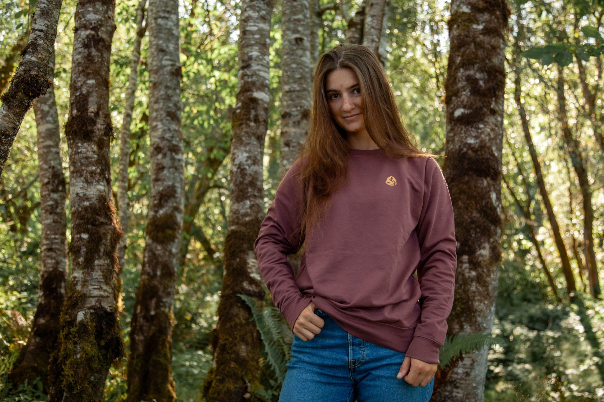 Treehouse Point Crew Neck Sweatshirt