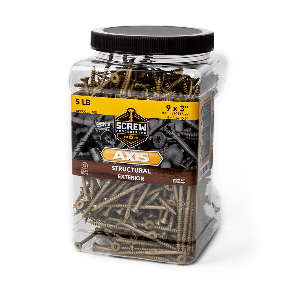 #9x3" - Structural Wood Screws