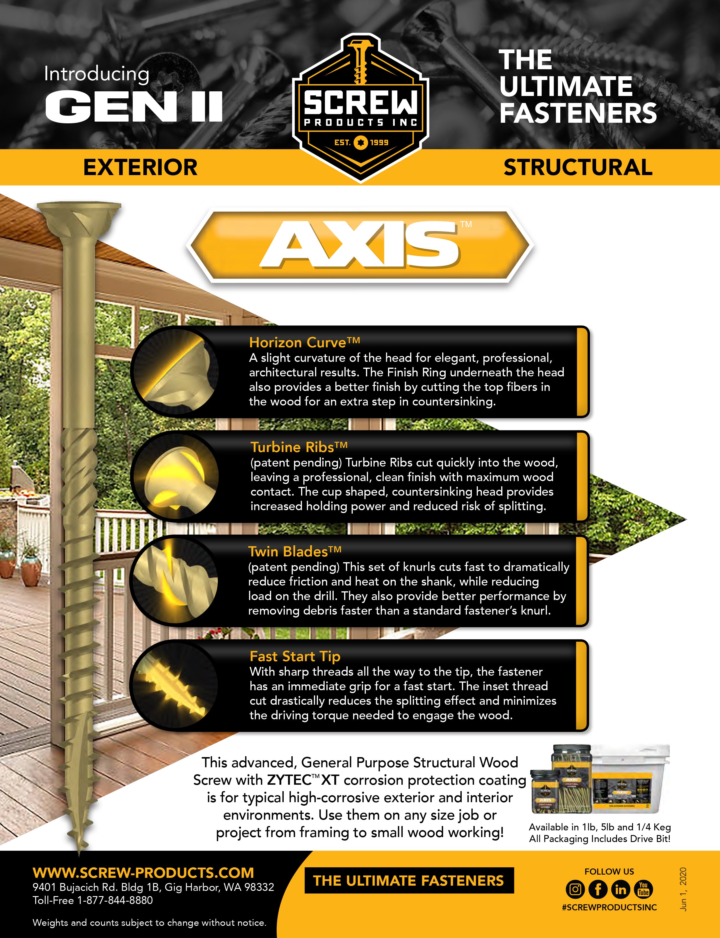 #10x3" - Structural Wood Screws