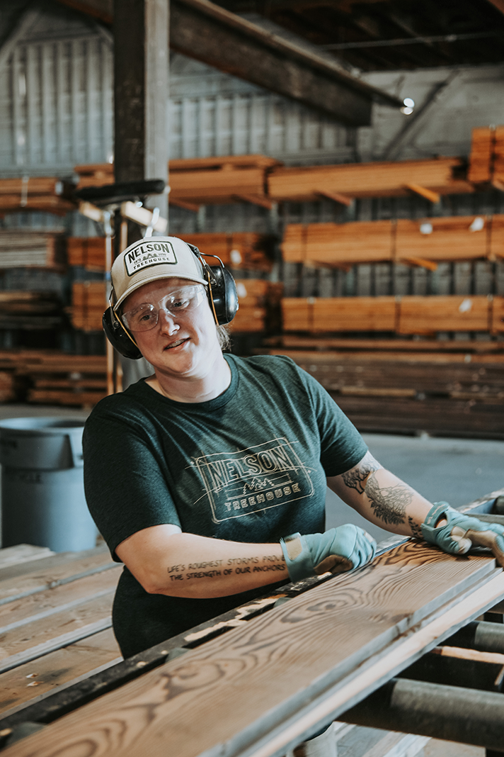 Nelson Treehouse Blueprint T-Shirt