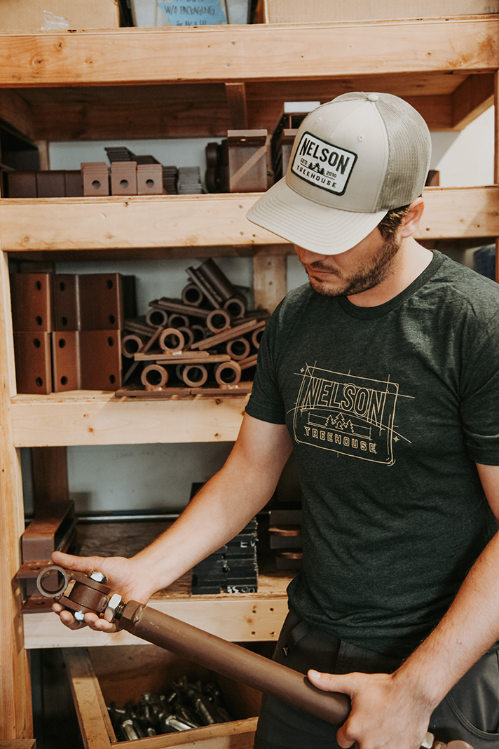 Nelson Treehouse Blueprint T-Shirt