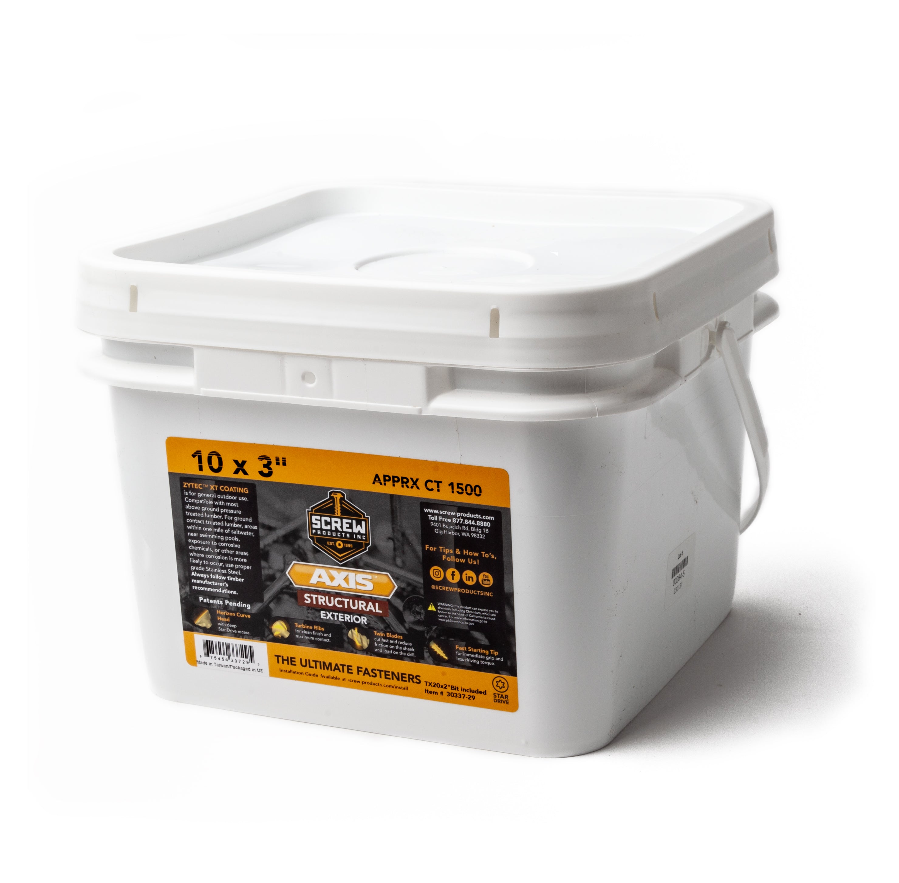 #10x3" - Structural Wood Screws