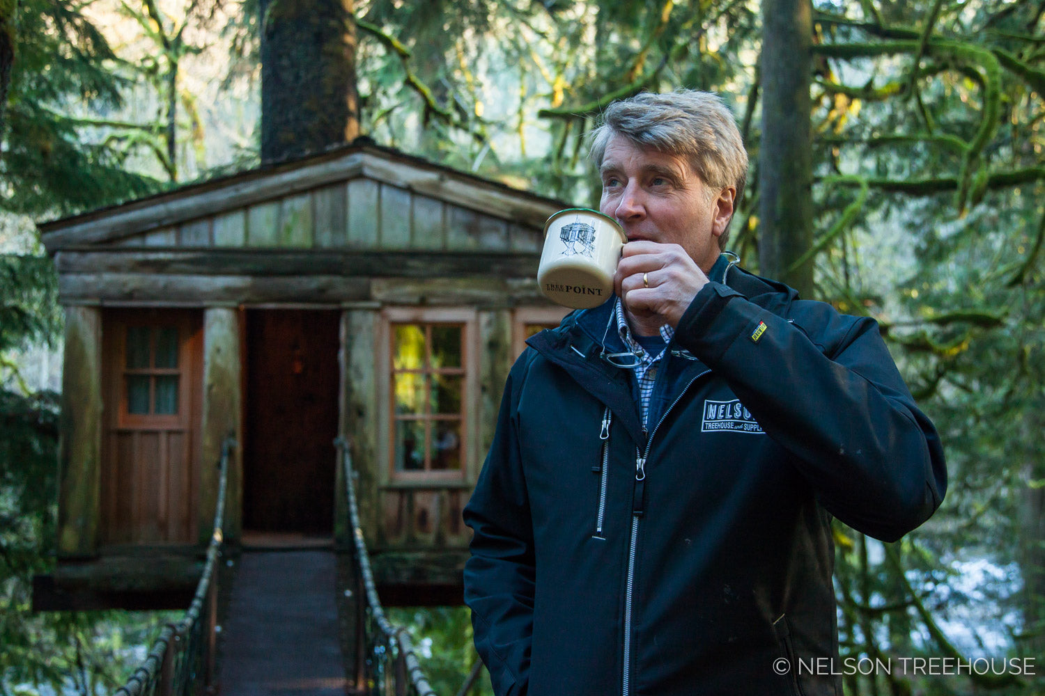 Enamel Mug - Temple of the Blue Moon