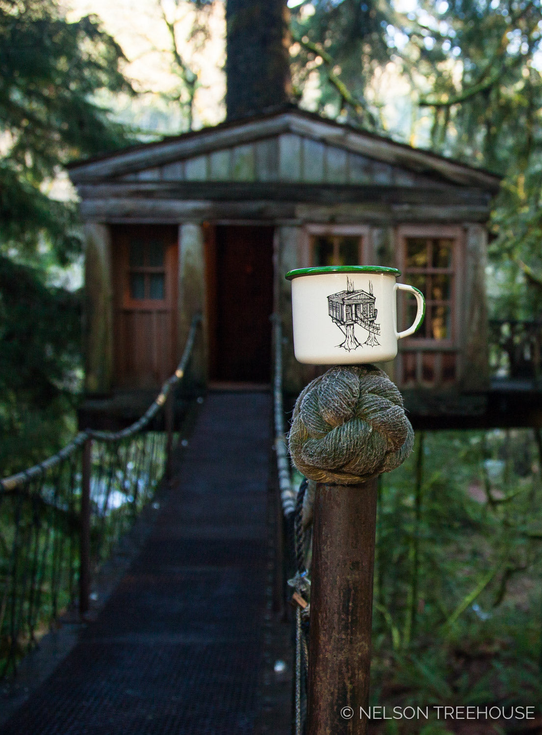 Enamel Mug - Temple of the Blue Moon